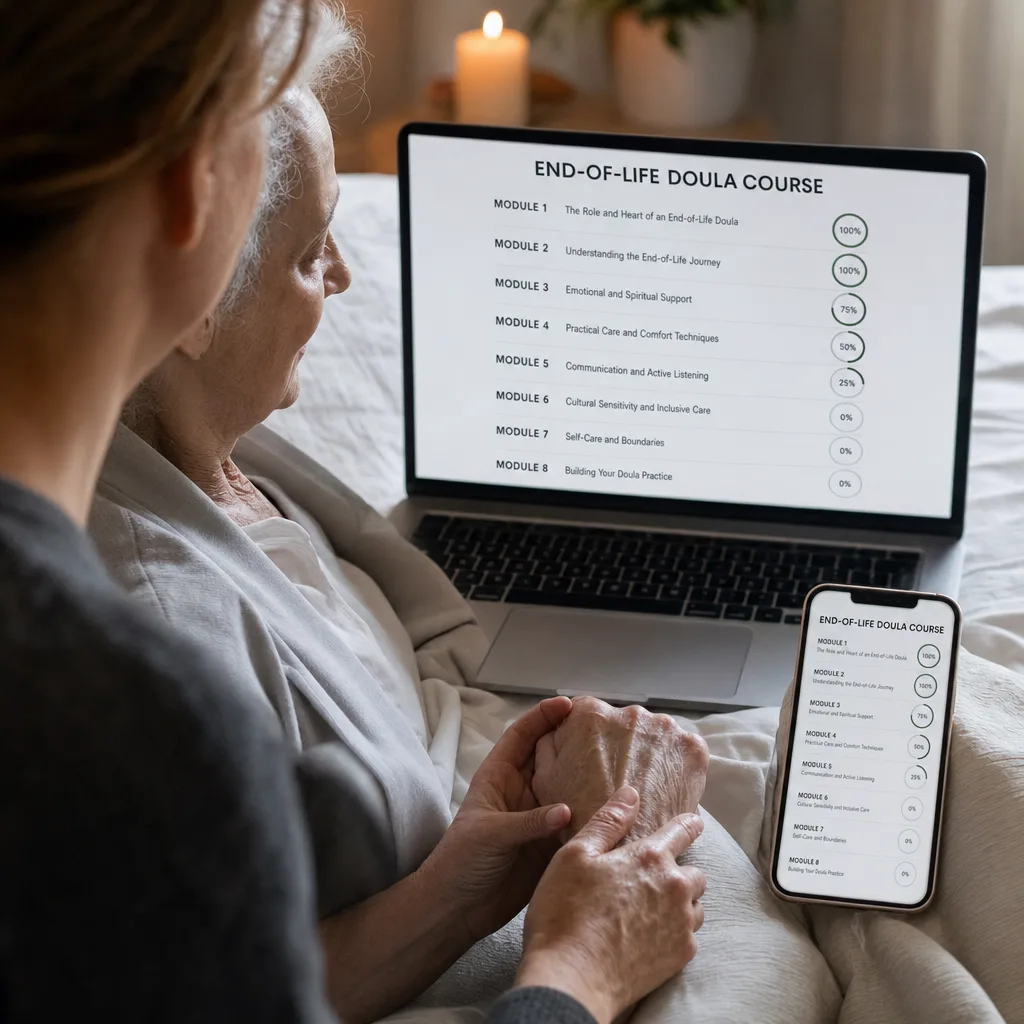 The complete course: 8 modules and 42 lessons in the Threshold platform